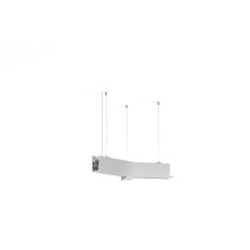 LED Svítidlo Serpent Y, nahoru/dolů, prizma, 4000K, 21W, stříbrná FPSE262-0140EB