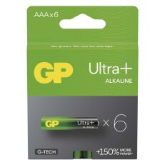 Alkalická baterie GP Ultra Plus AAA (LR03) B03116