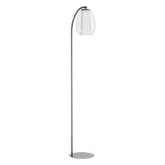 Stojací lampa MENORCA LED-CCT 8,6W IP20 nikl nero  EGLO 390462