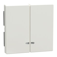 Kryt spínače dvojitý s průzory, polar SCHNEIDER MEG3420-0319