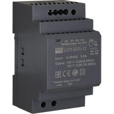 Měnič DC/DC na DIN 60W 24V MEAN WELL DDR-60G-24