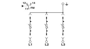 Svodič přepětí VAL-US-240/40/3+0-FM PHOENIX CONTACT 2910366