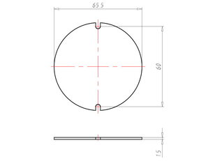 Víko krabice univerzální průměr 92 mm, pro omítku KAISER 1158-90