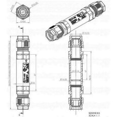 372601085 Cable connector, 3-pole, for c