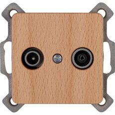 917031089 Antenna socket TV/RF single an