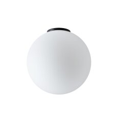 Přisazené svítidlo se skleněným stínidlem OSMONT STYX 4 13W IP65II E27 černá