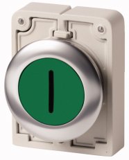 Eaton M30I-FDR-G-X1 Ovládací hlavice, zapuštěné tlačítko, aretace,nerez,zelená I