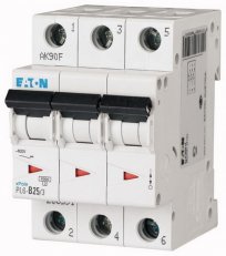 Jistič Eaton PL6-C25/3 (6kA) 25A 3-pólový 286603