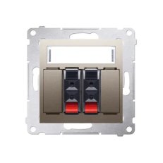 DGL32.01/44 Dvojitá zásuvka reproduktoro