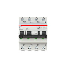 DS203NC-K6/A30 kombinace jistič/chránič 3P+N 6A 30mA K A ABB 2CSR256140R1067