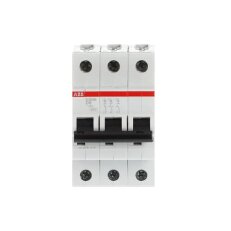S203M-D6 3 fázový jistič 6 A char. D 10kA ABB 2CDS273001R0061