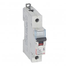 DX3 JISTIČ, 1 PÓLOVÝ, CHAR. C,50A 10000A/16KA LEGRAND 409119