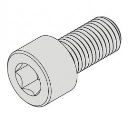Šroub metrický M6x16mm DIN933 8.8 ZB KOŇAŘÍK 85606016