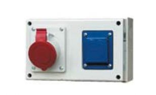 Zásuvková rozvodnice bez jištění D141 2x16A/4p SCAME D141.0020/4