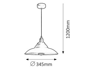 Doug E27 60W IP20 matná černá RABALUX 2910