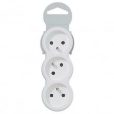 ADAPTÉR ČELNÍ 3X2P+T 16A,BÍLÁ LEGRAND 050639