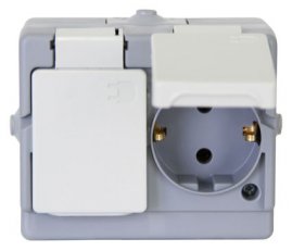 135804007 Zásuvka 230V 2-násobná IP44