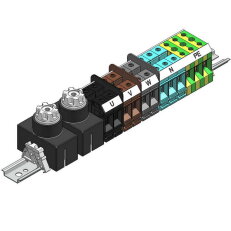 Stožárová výzbroj SV - B - 9.35.5/2 (dva nosiče pojistek) ELEKTRO BEČOV H426223
