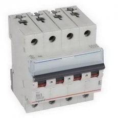 TX3 JISTIČ, 4 PÓLOVÝ, CHAR. B, 63A 6000A LEGRAND 403423
