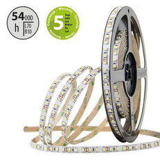 LED pásek SMD3528 studeně bílý, 120LED/m, IP20, DC 12V, 8mm, 5m