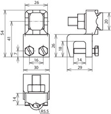 SP těžká přímá Zn 1-12mmM6x25mm Rd 7-10