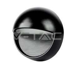 3W LED Step Light Black Body Round Natural White, VT-1182 V-TAC SKU1405
