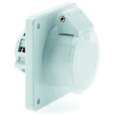 Zásuvka vestavná 32A 3p 42V IP44 12h BALS 4318