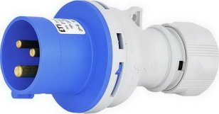 Průmyslová vidlice na pohyblivý přívod 1F, IP44, 16A, 230V, 2p+PE ETI 004482016