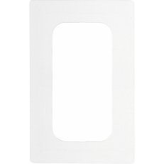 Podložka pod vypínač 72x142mm 2-nás.trasnparent.bílá 3ks KOPP 342310081