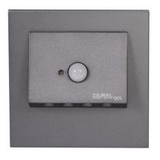 Světlo LED NAVI s čidlem pod omítku do KU krabice 230Vstř IP20 GRAFIT TEPLÁ BÍLÁ