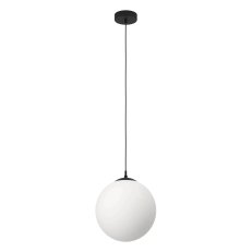 Závěsné svítidlo RONDO 3 1xE27 černá/OPAL 40W IP20 EGLO 900511