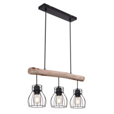 Závěsné svítidlo MINA černá 3xE27, max. 40W 230V GLOBO 15326-3N