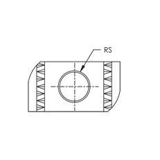 Profilová matice M8, (UA608) SPRAM8EG 31509 ERICO SPRAM8EG 315095