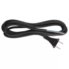 Přívodní kabel FLEXO H05VV-F 2x1,5C s kontur vidlicí 3m černá PVC