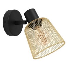 Bodové svítidlo COSLADA E27 černá/mosaz 1X40W IP20 EGLO 900693