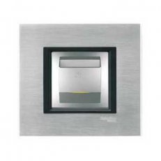 Unica Spínač pro hotelové karty s časovačem, Aluminium SCHNEIDER MGU3.540.30