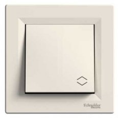 Schneider EPH0400123 Přepínač střídavý, ř.6, krémová, bezšroubový