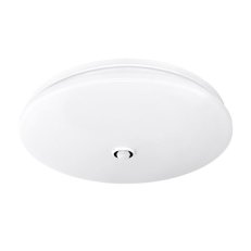 LED stropní světlo PLAIN s PIR sensorem 18W 1260lm 3000K kulaté 33cm WO776