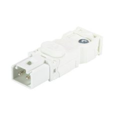 vidlice na kabel, 2-pól, gesis mini GST15i2, samec, barva bílá
