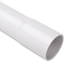 Tuhá hrdlovaná trubka PVC pr. 32 mm, 22411, 320N/5cm, světle šedá, délka 3 m.