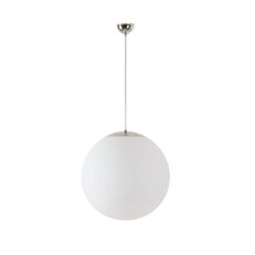 Závěsné svítidlo se skleněným stínidlem OSMONT ADRIA S4 23W IP40 E27 chrom