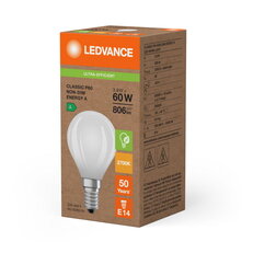 Světelný zdroj LEDVANCE LED CLASSIC P ENERGY EFFICIENCY A S 3.8W 827 Frosted E14