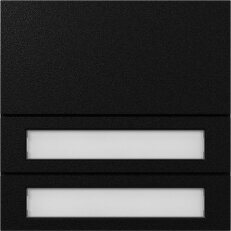 Modul volacího tlačítka 2× System 106 černá m GIRA 5532925