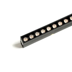 Bodové lineární svítidlo pro LED systém Alumia Magnetik černá , 4000K AM16L-40-B