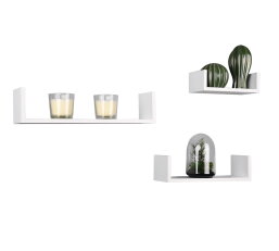 Svít. AVA n.a. set of 3 wallshelves