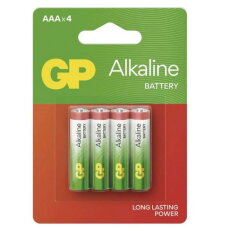 Alkalická baterie GP Alkaline AAA (LR03) B04114