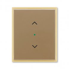ABB Element Kryt 1násobný symbol žaluzie kávová/ledová opálová 6220E-A01002 25