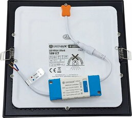 Vestavné svítidlo LED VEGA-S Black 18W CCT GREENLUX GXDW411