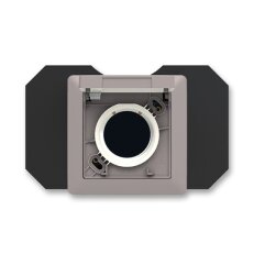 ABB ZONI Zásuvka centrálního vysávání, greige/bílá 5530T-C67107 144