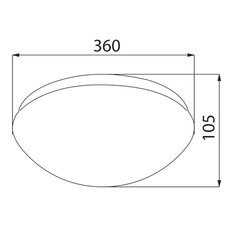 LED svítidlo Cala 18 D, 18 W, 2700 K, IP44, se senzorem MCLED ML-411.225.32.0
